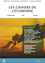 Couverture - Cahier Economie n°127