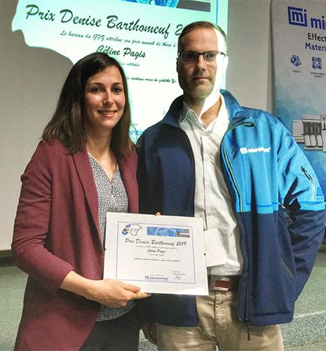 An IFPEN researcher receives an award for her thesis on zeolites