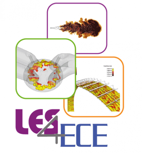 LES4ECE : La Simulation aux grandes échelles pour les moteurs électriques, hybrides ou thermiques